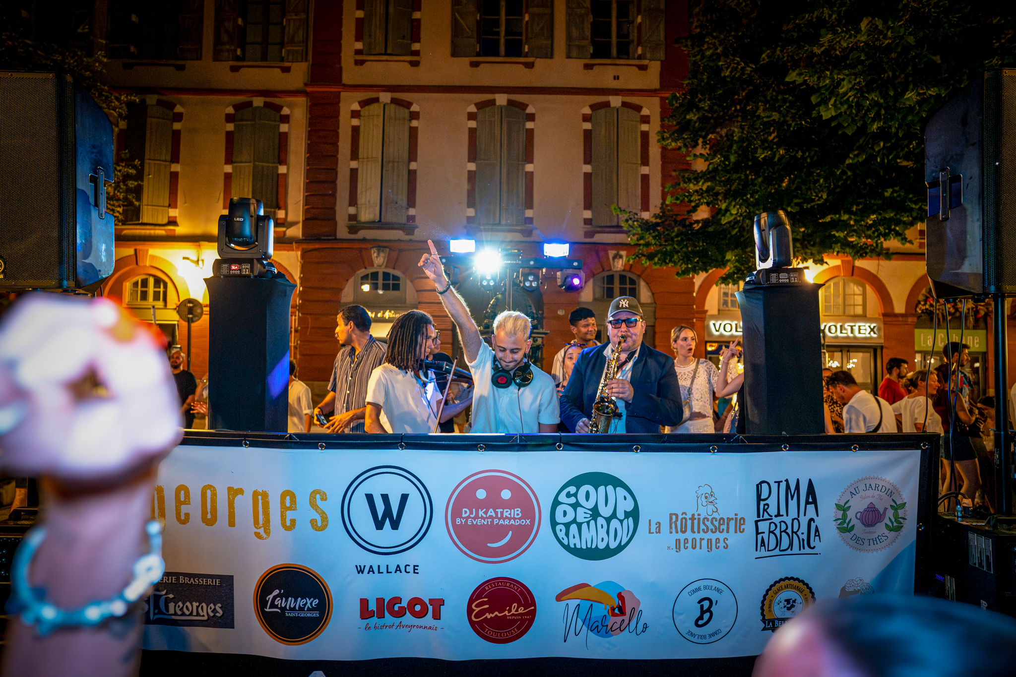 Bannière de partenaires présente sur une production Event Paradox